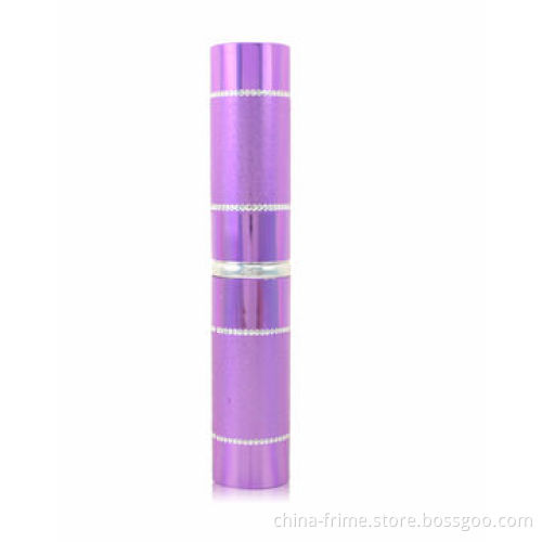 Retractable brush, Professional soft synthetic hair with glossy ferrule cosmetic powder brush